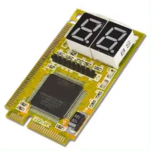 Kartu tes debug kombinasi diagnostik, Mini 3-in-1 PCI PCI-E untuk penganalisa penguji kartu kilat LPC