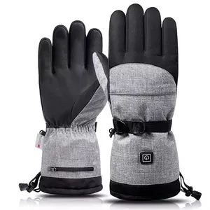 Wiederauf ladbare Batterie Elektrisch beheizte Handschuhe Outdoor Winter Warmer wasserdichter Heiz handschuh