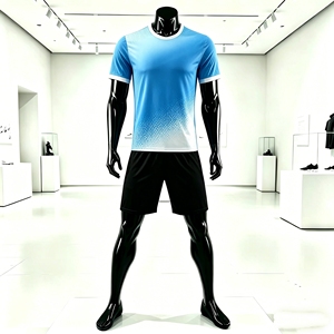 Vente en gros directe – Maillot de football d'été à séchage rapide et respirant, T-shirt de football personnalisé pour les supporters d'Espagne, service OEM, découpe automatisée - Product Image 1