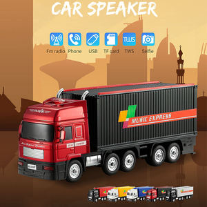 ลำโพงรถยนต์รุ่น BT Trucks แบบไร้สาย พร้อมวิทยุ FM USB รองรับการ์ด TF วิทยุ FM พอร์ต USB ลำโพงพกพาขนาดเล็ก ไฟ LED - Product Image 2