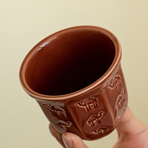 New Design Home Hotel Cafe Afternoon Tea Drinkware Accessories 100ml 180ml 250ml Brown Camel Decor Arabian Porcelain Coffee <strong>Cup</strong> - Product Image 2