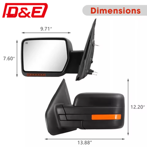 Cặp Gương Kéo Lùi Có Thể Mở Rộng Cho <span class=keywords><strong>Ford</strong></span> <span class=keywords><strong>F150</strong></span> 2007-2014 Gương Chiếu Hậu Bên Hông Xe Hơi Với Công Suất Làm Nóng - Product Image 2