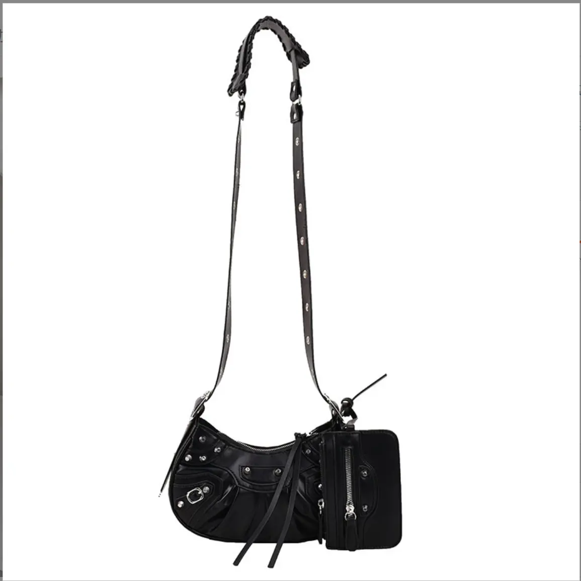 2023 Rivet Heavy Fashion Design Brand Dumpling Arm Bag New York Ins Ladies Trend Cross Bag