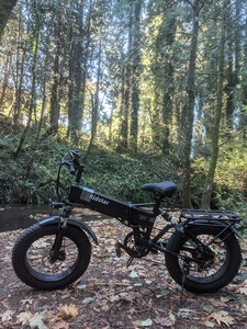 Vélo électrique à batterie au lithium 48v entièrement <span class=keywords><strong>suspendu</strong></span>, vélo tout-terrain électrique à gros pneus de 20 pouces avec batterie intégrée - Product Image 6