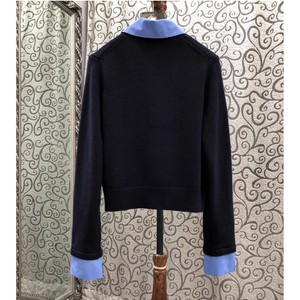 <span class=keywords><strong>Cardigan</strong></span> di alta qualità nuovi <span class=keywords><strong>Cardigan</strong></span> 2026 primavera donna con collo staccabile a manica lunga Casual lavorato a maglia <span class=keywords><strong>blu</strong></span> <span class=keywords><strong>scuro</strong></span> - Product Image 2