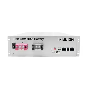 LFP 48V 100Ah 200Ah Batterie de secours au lithium LiFePo4 montée en rack pour station de base Station 5G Tour de télécommunication