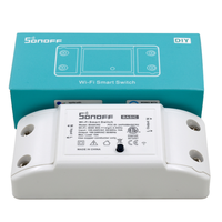 Sonoff-interruptor inteligente de pared para el hogar, enchufe de pared inteligente con wifi, temporizador inalámbrico remoto, automatización del hogar