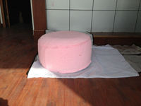 Pouf rond gonflable doux pouf étanche repose-pieds pouf pour salon
