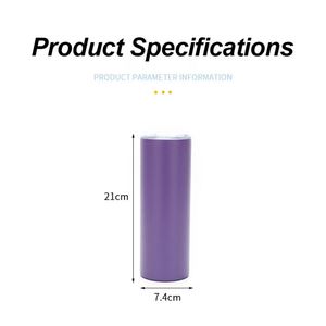 Tasse isotherme populaire à transfert thermique, tasse droite en acier inoxydable pour sublimation, tasse de voiture droite, cadeau promotionnel, fête, voyage - Product Image 3