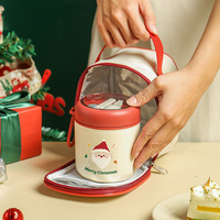 Lonchera Infantil Portátil con Recipiente para Alimentos de Acero Inoxidable 304, Contenedor de Sopa al Vacío, Bolsa Aislante con Cuchara de Plástico