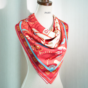 Manufacturer's Low-priced 12/14/16/19MM Silk <strong>Scarf</strong>, Fashionable and Luxurious 100% Silk square <strong>Scarf</strong> versatile - Product Image 1