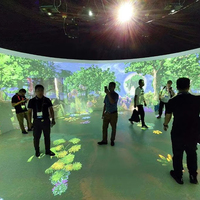 Jeux de projecteur interactifs immersifs pour enfants Mur interactif Système de projection holographique 3D