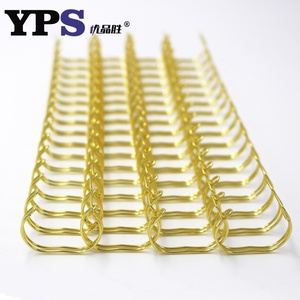 Vàng kim loại xoắn ốc dây O ràng buộc đôi Dây Nhẫn <span class=keywords><strong>3</strong></span>/4 "A4/A5 yps thương hiệu cho máy tính xách tay RÀNG BUỘC - Product Image 5