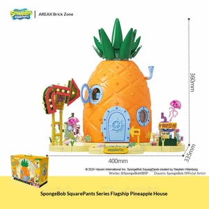 Nuovi Blocchi di Costruzione in Plastica Senbao <span class=keywords><strong>SpongeBob</strong></span> Bikini Bottom Casa dell'Ananas Compatibili con Giocattoli da Costruzione per Bambini - Product Image 3
