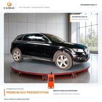 Plateforme tournante modulaire pour voiture, certifiée CE, diamètre 3-6 m, capacité 3 tonnes, montage en surface, pour exposition en salle d'exposition automobile