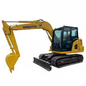 Mini-excavatrice Komatsu PC70 modèle 2022, marque japonaise, 7 tonnes, d'occasion, sur chenilles, excellente qualité, godet de 0,2 m³, moteur principal avec PLC inclus - Product Image 1