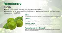 Natural Monk Fruit Sugar Sweetener V20-60% Food Grade Bulk Supply Extracted from Monk Fruit for Beverage