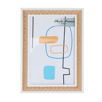 Jinn Home E1 Cadres photo en bois MDF Décoration classique en bois Tapis de cadre photo Tenture murale Affichage de table Conception personnalisée