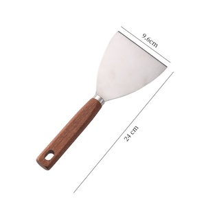 Spatola da Cucina Teppanyaki in Acciaio Inossidabile con Manico in Legno Sabri, Utensile Domestico Direttamente dalla Fabbrica - Product Image 5