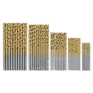 Juego de Brocas Helicoidales de Titanio de 50 Piezas Hechas a Medida con Vástago Recto, Taladro Eléctrico Multiusos para Trabajar la Madera - Product Image 3