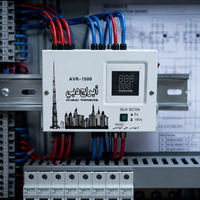 Stabilisateur/régulateur de tension automatique monophasé SVC 1,5 KVA, matériau en cuivre, affichage numérique, efficacité de 97 %, courant alternatif 50/60 Hz