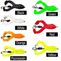 Leurre de pêche en forme de grenouille 9g/13g/17g avec double hameçons tranchants, appâts de simulation grenouille tête de serpent