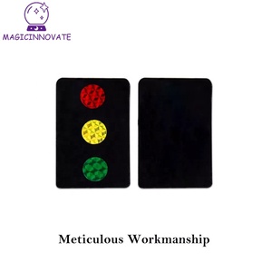 Cartes Magic Stoplight couleur sélectionnée apparaissant sur une autre <span class=keywords><strong>carte</strong></span> vierge Close-up Magic Gimmick jouet accessoires magiques pour enfants - Product Image 5