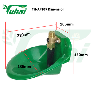 0,9 litros tigelas de água do gado tigelas bebendo 0.53kg com tubulação para cabra, distribuidor de água para vacas - Product Image 5