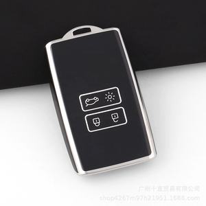 Cover per <span class=keywords><strong>Chiave</strong></span> Auto in TPU Testurizzato Opaco Color Metallo, Leggero e Resistente ai Graffi, per <span class=keywords><strong>Chiave</strong></span> Smart a 4 Pulsanti <span class=keywords><strong>Clio</strong></span> Espace - Product Image 5