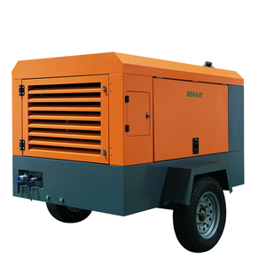 Nhiệm Vụ Nặng Nề 200-1600 Cfm 2/4 Bánh Xe Di Động Di Động Di Chuyển Động Cơ Diesel Trực Tiếp Điều Khiển Trục Vít Máy Nén Khí Cho Khai Thác Mỏ - Product Image 5