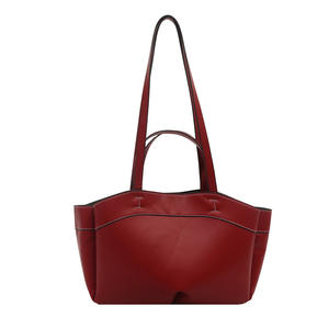 2 in 1 Set Tragetaschen für Frauen PU-Leder Handtaschen mit großer Kapazität Damen Designer Geldbörsen arbeiten - Product Image 5