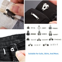 Fermoirs et attaches en acier inoxydable pour vêtements, accessoires de couture, robes, pantalons, jeans - Bricolage