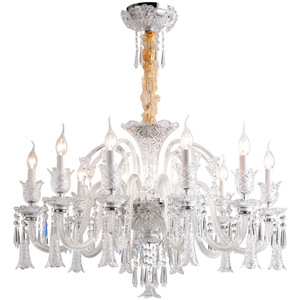 Lámpara colgante de cristal K9 de lujo moderna, candelabro de vela de tubo de cristal de lujo para comedor, <span class=keywords><strong>Bar</strong></span>, Villa, decoración de boda, control remoto - Product Image 6