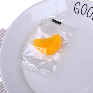 Série Fruits : Jouet Squishy TPR en segments d'orange simulés de 4 cm, anti-stress, cadeau pour enfants et adultes, idéal pour faire des farces avec des amis - Product Image 2