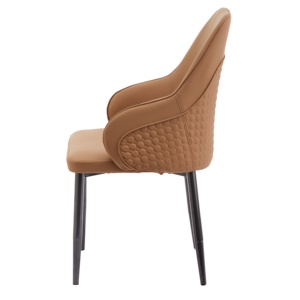 Ghế ăn tựa lưng bọc da sang trọng nhẹ nhàng - Product Image 2