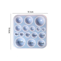 Moule en silicone pour bijoux en résine, moule à gouttelettes, moule à gemmes, moule à anneaux, moule à miroir, utilisé pour la création artisanale DIY