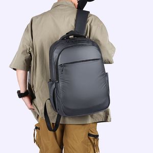 Wholesale Business Laptop Bag, Simple PU <b>Waterproof</b> Travel Bag, Multifunctional Wear-resistant Student <b>Backpack</b> - Product Image 5