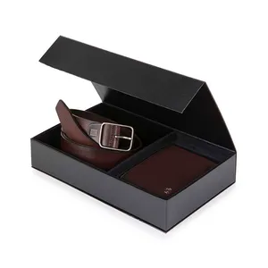 Reasonable Price Custom Kraft Wallet And Belt Gift Box Luxury Belt Packaging Rigid Boxes