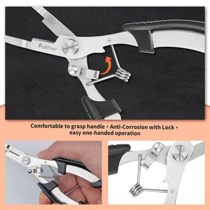Pince de pêche professionnelle 16cm pour coupe de ligne et ouverture d'anneau fendu outil de pêche multifonction en acier inoxydable - Product Image 4