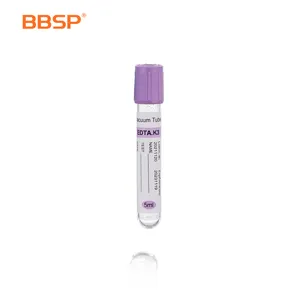 Medical Blood Collection Tube Violet CBC Test 13x75 Edta Tube