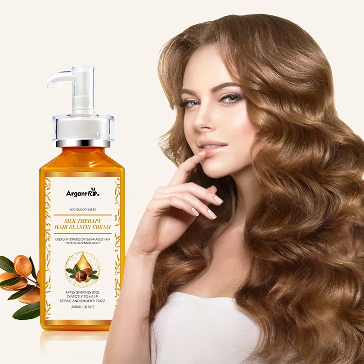 Oem Styling tedavi kıvırmak tanımlayan arttırıcılar ipek Therapyhair Elastin krem