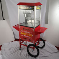 Máquina de Palomitas de Maíz Eléctrica Automática de Acero Inoxidable, Precio de Fábrica, Alta Productividad, 1400W