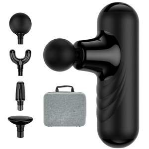 Crazy Fit Terapia de mano Tejido profundo Metal Vibración Fitness Profesional Máquina de masaje de cuerpo completo Dispositivo Pistola Mini masajeador - Product Image 1