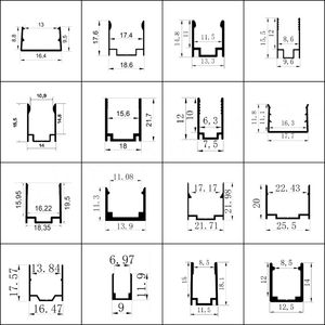 Profilé en aluminium flexible pour bande lumineuse LED néon, avec fente de fixation rapide pour tube en silicone, stock complet - Product Image 6