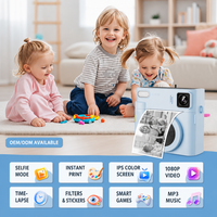 Kamera Anak Cetak Instan Laris Manis, Kamera Digital Kartun Cetak Warna Definisi Tinggi, Hadiah