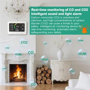 <span class=keywords><strong>Monitor</strong></span> de Qualidade do Ar Interno em Tempo Real Controlador IoT Tuya Wifi Detector de <span class=keywords><strong>CO2</strong></span> Monóxido de Carbono e TVOC RS485 com Detecção de Ruído - Product Image 3