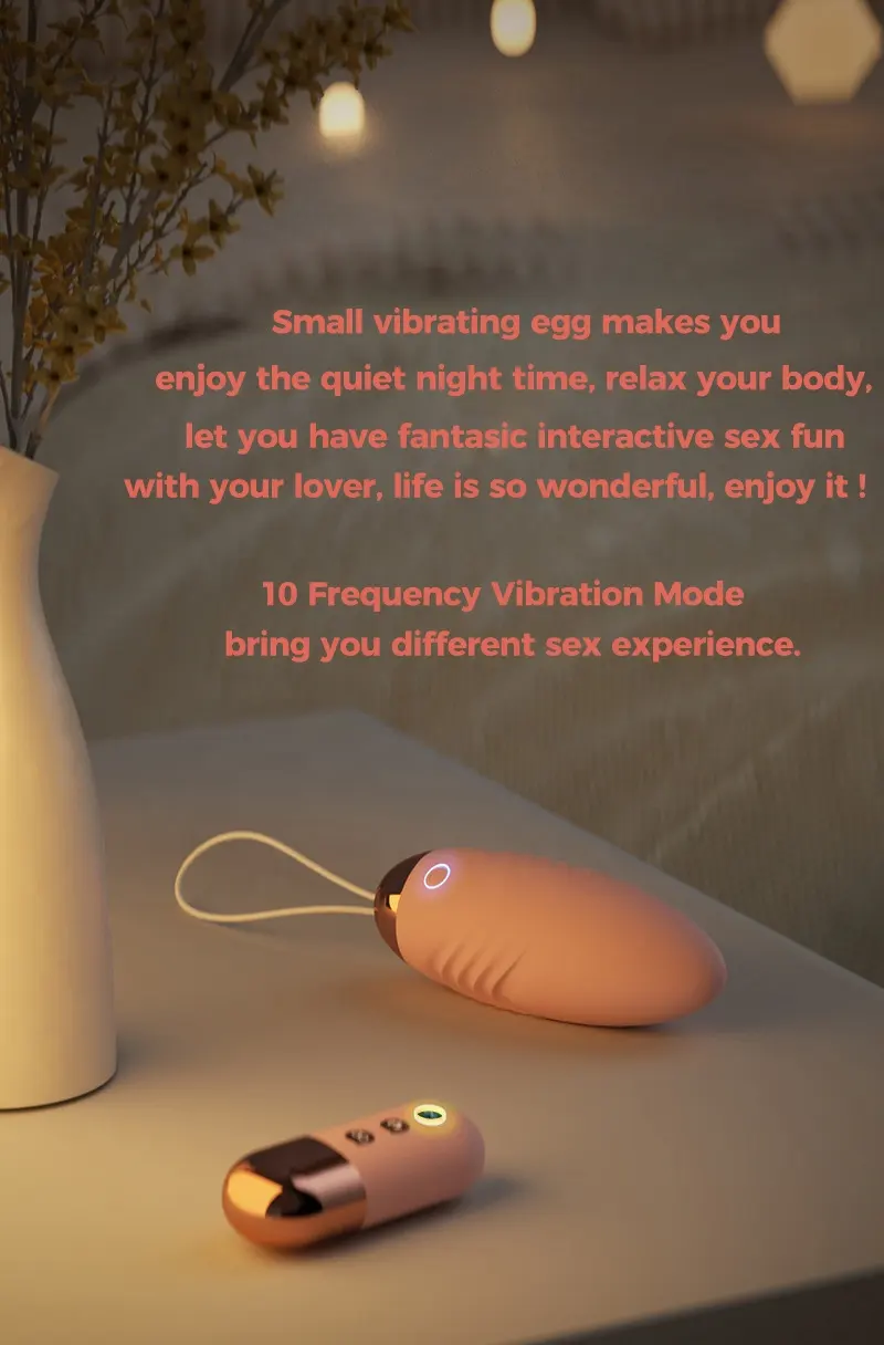 Hot Sale Woman Vagina Massager Remote Control Vibrating Egg Wireless Dildo Vibrator Hidden Small Adult Sex Toys for Couples