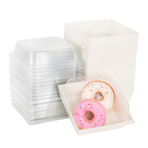 Personalizzabile scatola di imballaggio per alimenti in carta Kraft per torta dolce ciambella biscotto <span class=keywords><strong>Sandwich</strong></span> per matrimonio feste di natale di compleanno regali - Product Image 4
