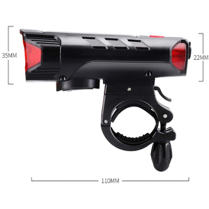 Le plus récent <span class=keywords><strong>klaxon</strong></span> d'air de <span class=keywords><strong>vélo</strong></span> rechargeable par USB solaire 6 modes de haut-parleur 120db LED feux d'avertissement rouges de montagne de lumière de <span class=keywords><strong>vélo</strong></span> - Product Image 6