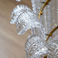 Lampes suspendues en verre faites à la main personnalisables DUOMEIJU, lustre luxueux multi-niveaux pour hall d'entrée et escalier